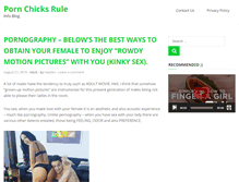 Tablet Screenshot of pornchicksrule.com